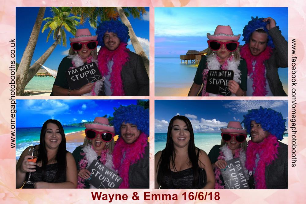 Emma & Wayne's Wedding | View more photos from the event at gallery.omegaphotobooths.co.uk/u/Omega-Photobooths/Emma-Waynes-Wedding